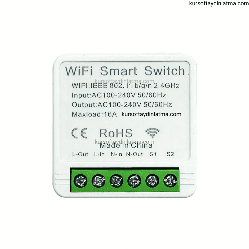 Wi-Fi Smart Switch eWe Link - Akıllı Anahtar | Heryerden Telefon Kontrolü
